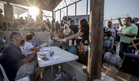 Situatie Lesbos nijpend: na de brand de regen