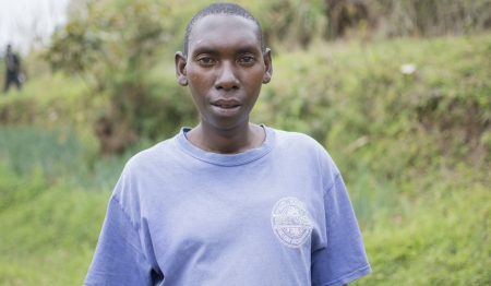 Dankzij landbouwtraining kan Evariste zijn gezin weer voeden