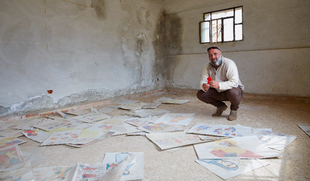 Khaldoun wil niets liever dan zijn kerk in Syrië herstellen