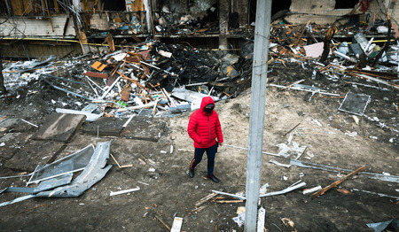 Inwoners Dnipro in Oekraïne  leven in angst 
