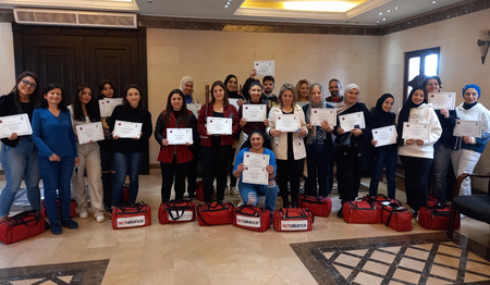 Training voor thuiszorgwerkers in Libanon