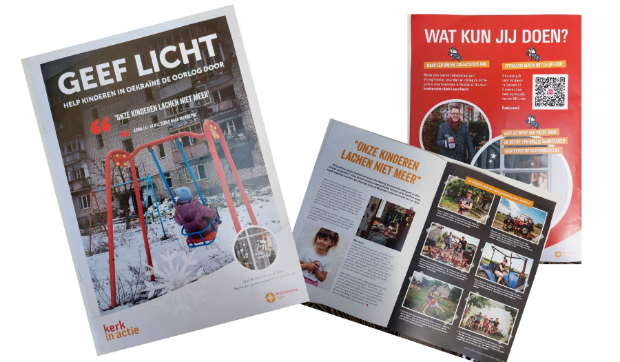 Bestel gratis magazine over kerstcollecte Kerk in Actie
