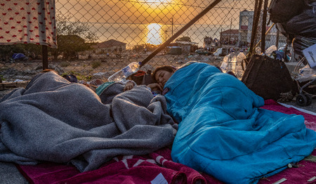 Het gebed van een vluchteling in een opvang als Moria