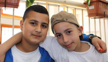 Rainbow ontmoet Caleb en Hamza in Jeruzalem 