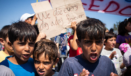 Mohammad (10) uit Syrië: ‘Mijn hele leven is het al oorlog’