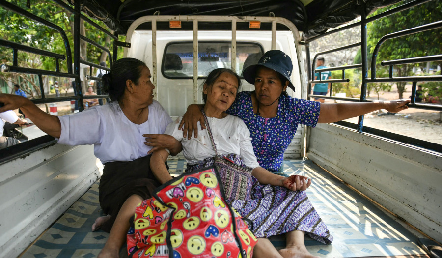 Myanmar getroffen door zware aardbeving