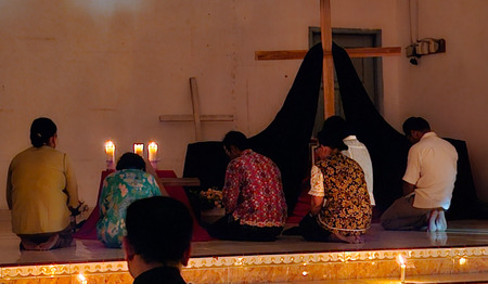 Pasen in Pugungraharjo, Indonesië