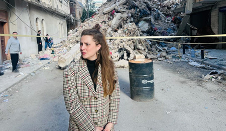 Nabij zijn tussen de bombardementen in Libanon